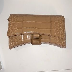 Balenciaga Hourglass Wallet on a Chain